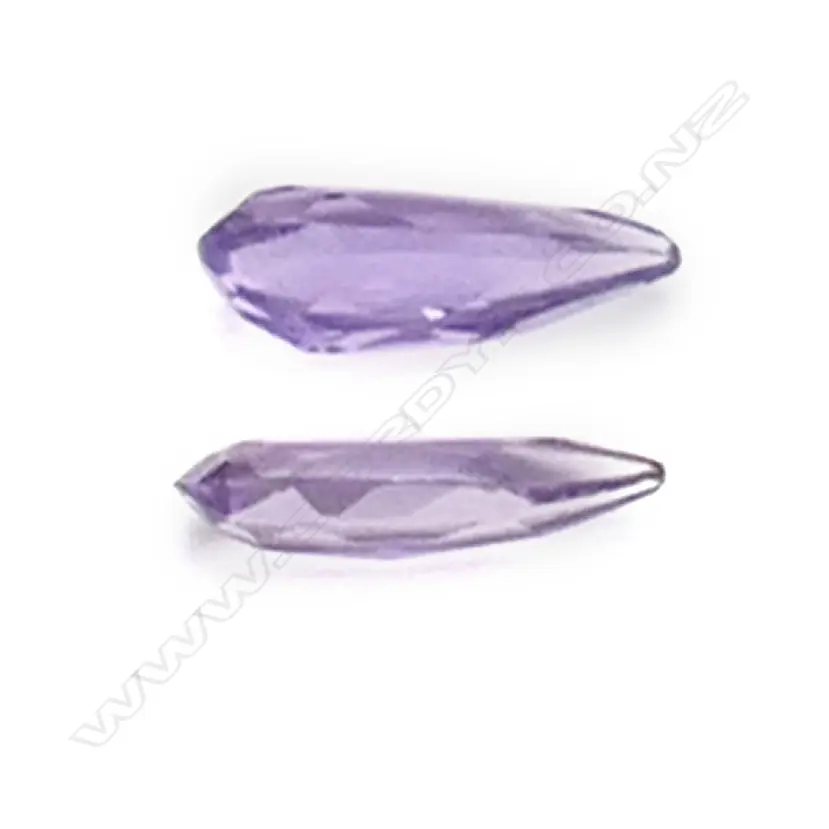 Amethyst – 1.8ct. - 2 stones pear Image 1++