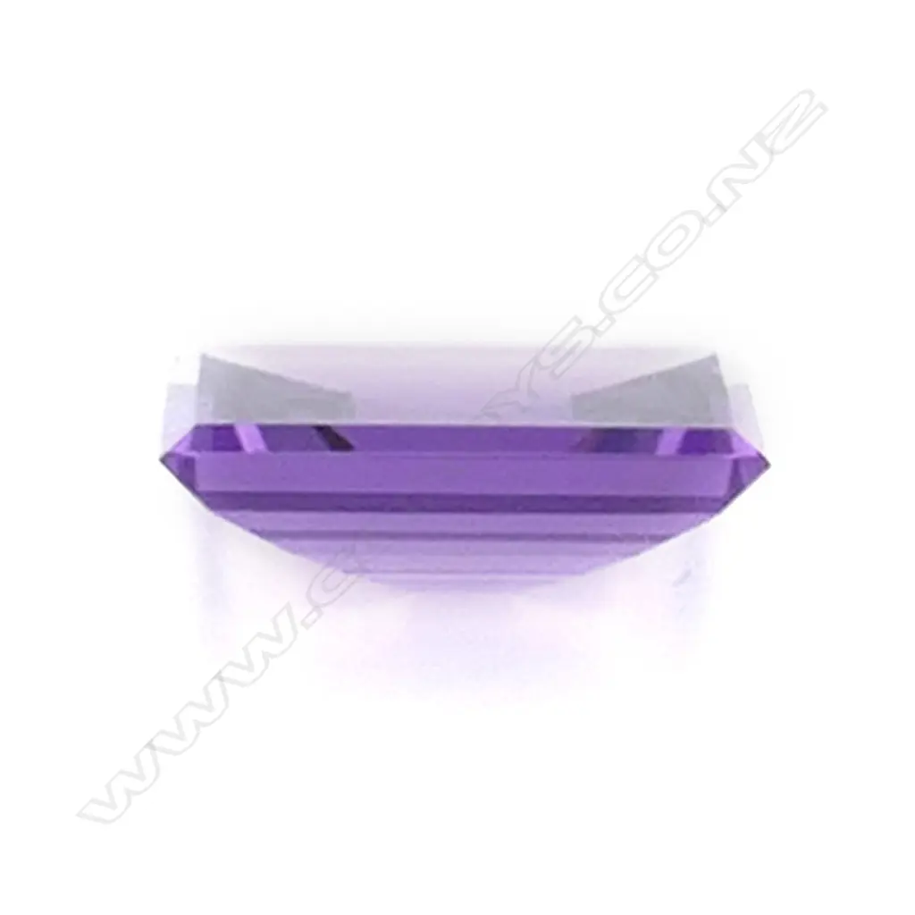Amethyst – 7.63ct. rectangular with flat top Image 1++