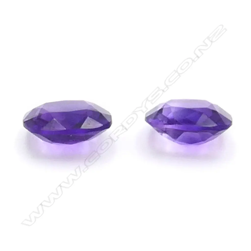 Amethyst – 6.4ct. - 2 stones square Image 1++