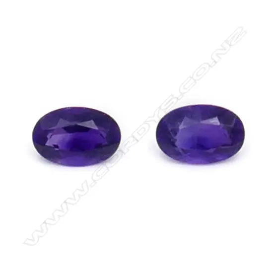 Amethyst – 6.5ct. 2 stones oval