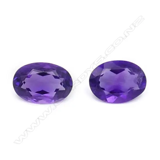 Amethyst – 14.8ct. - 2 stones oval