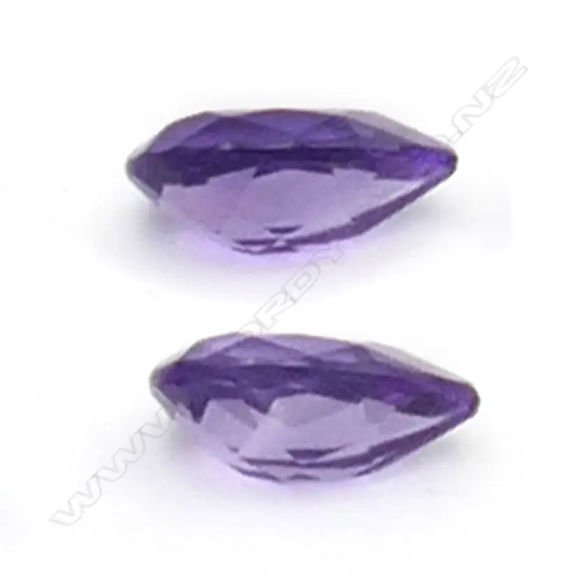 Amethyst – 5.32ct. - 2 stones pear Image 1++