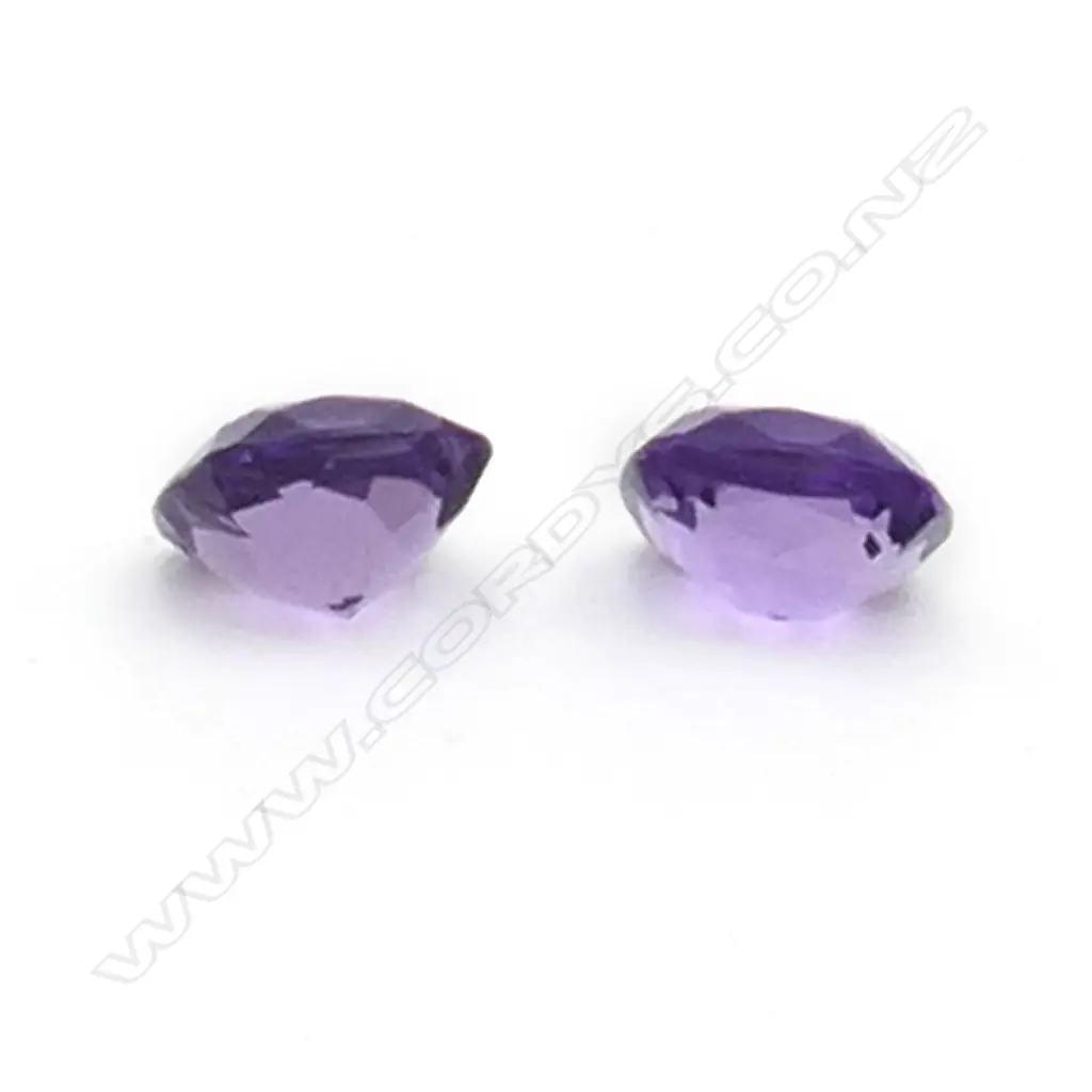 Amethyst – 5.6ct. - pair square Image 1++