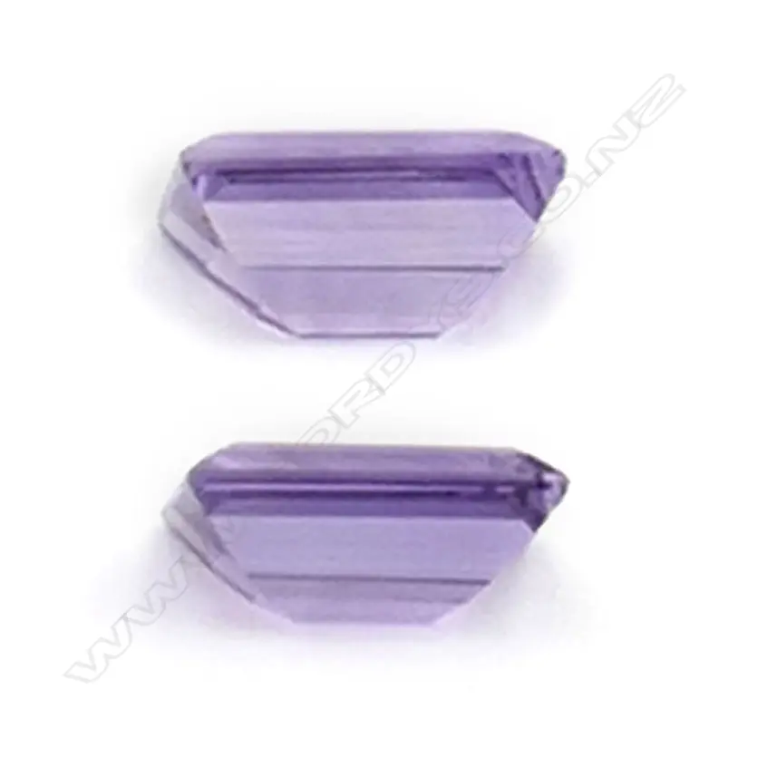Amethyst – 4.7ct. - pair rectangular Image 1++