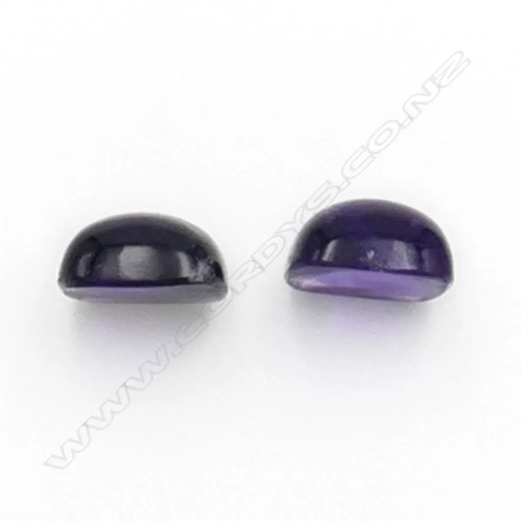 Amethyst – 14.72ct. - 2 stones cabochon Image 1++