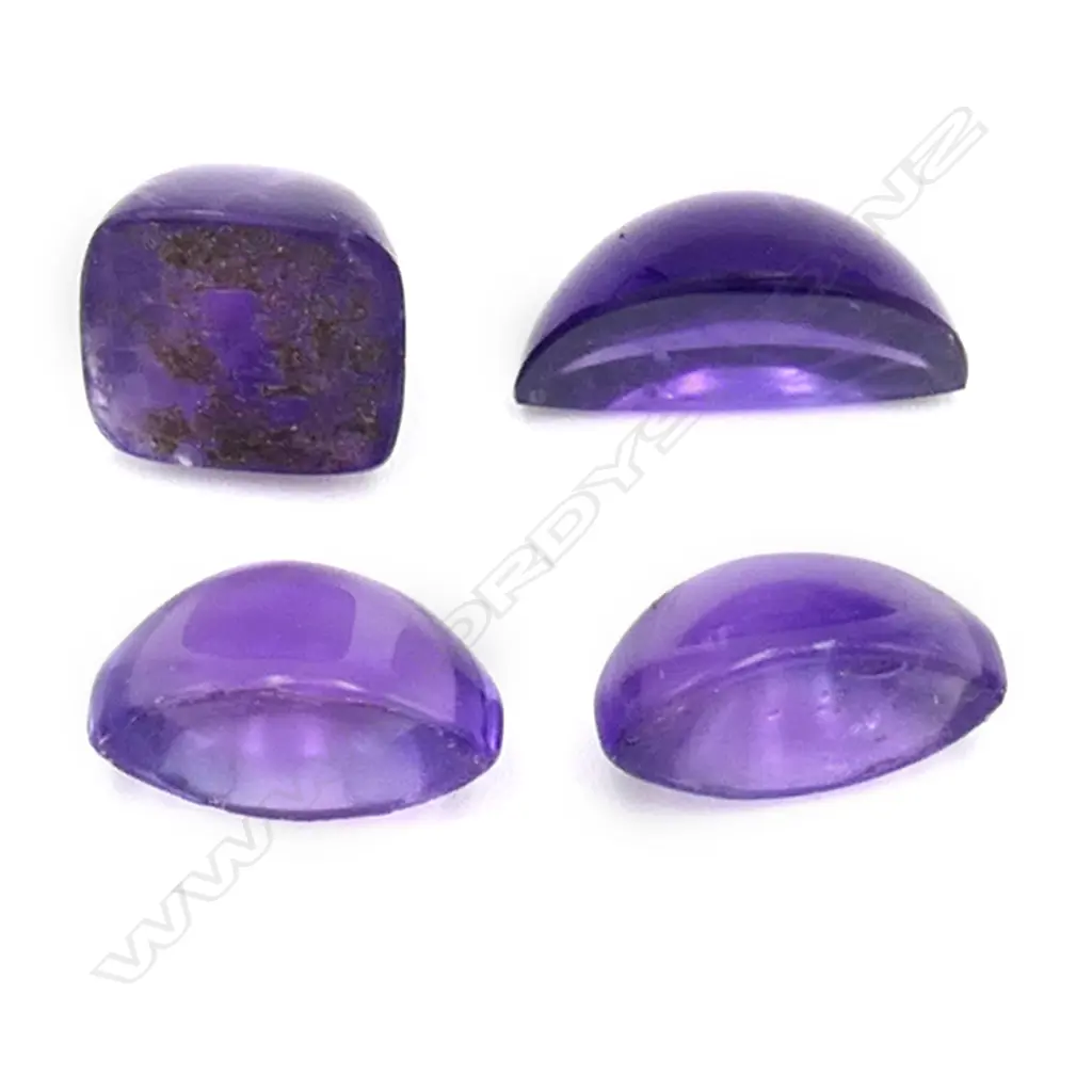 Amethyst – 13ct. - 4 stones cabochon Image 1++