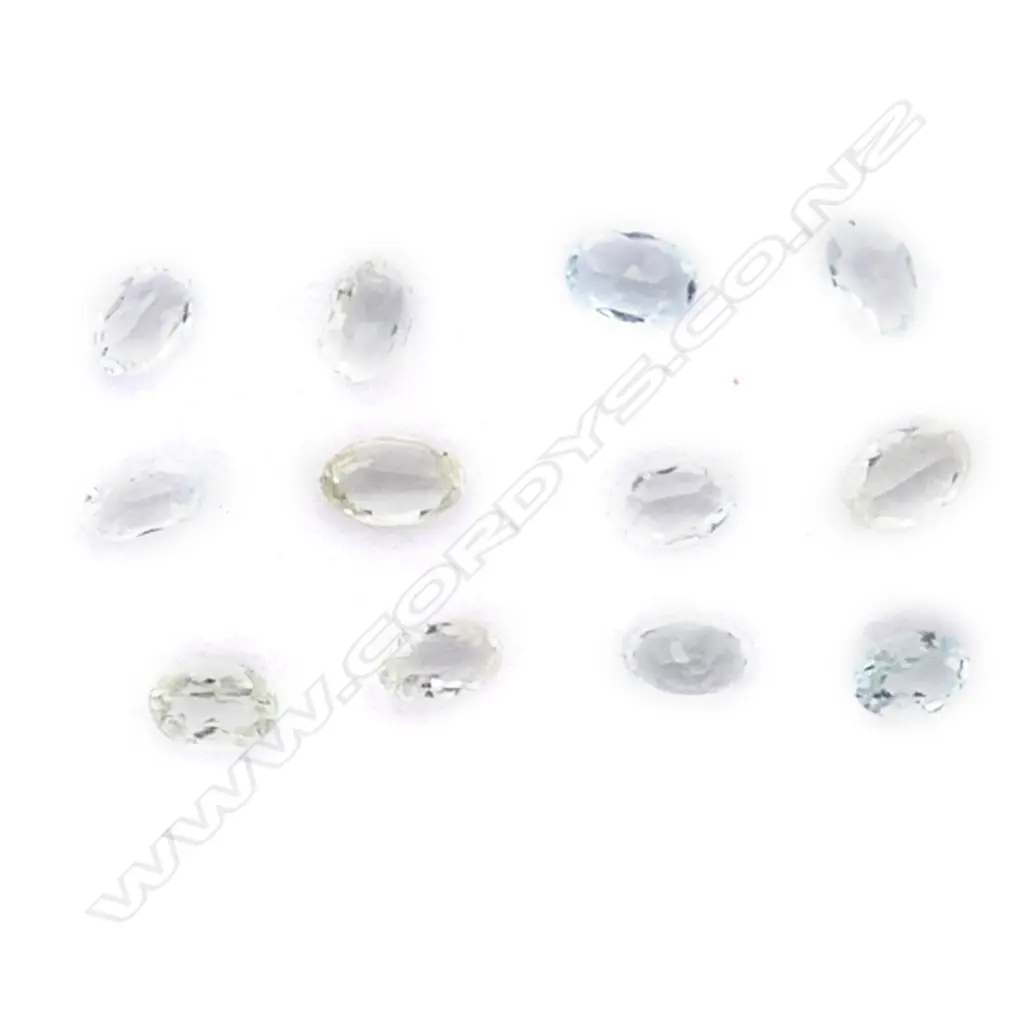 Aquamrine – 5ct. - 12 stones oval Image 1++