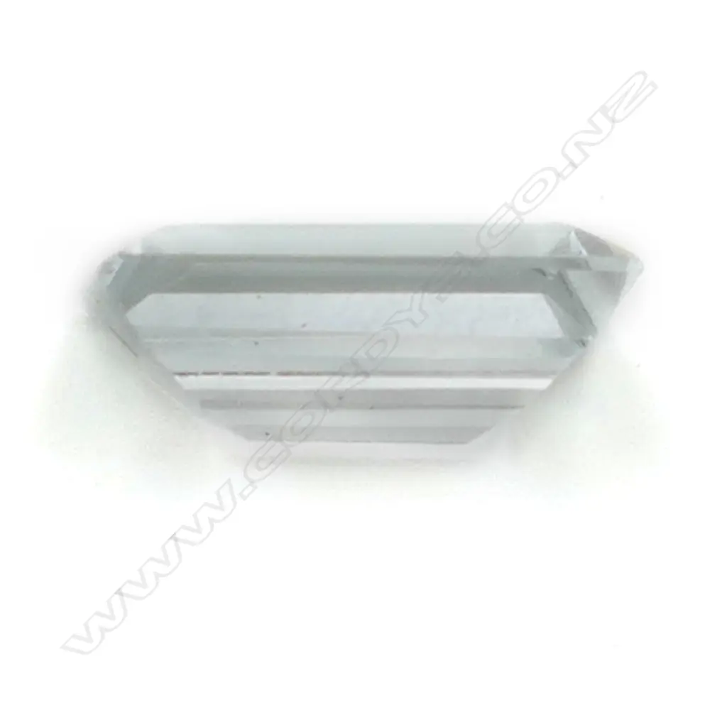 Aquamarine – 4ct. rectangular Image 1++