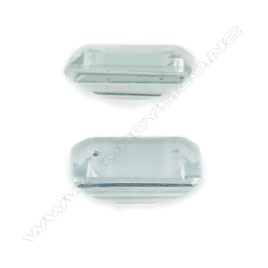 Aquamarine – 5ct. - 5 stones rectangular Image 1++