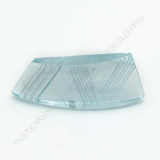 Aquamarine – 32.52ct. free form cut by Munsteiner/Germany well known by his unusual fancy cuts