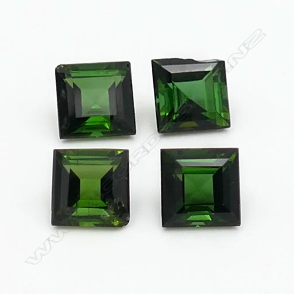 Tourmaline – 4.65ct. - 4 stones square Image 1++