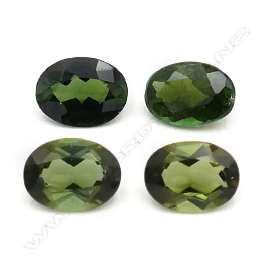 Tourmaline – 4.8ct. - 4 stones oval