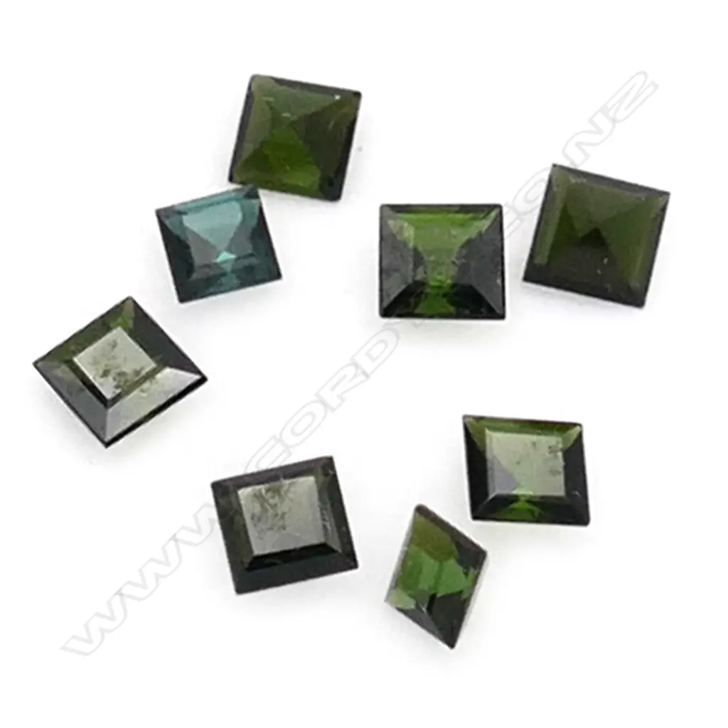 Tourmaline – 2.6ct. - 8 stones square Image 1++