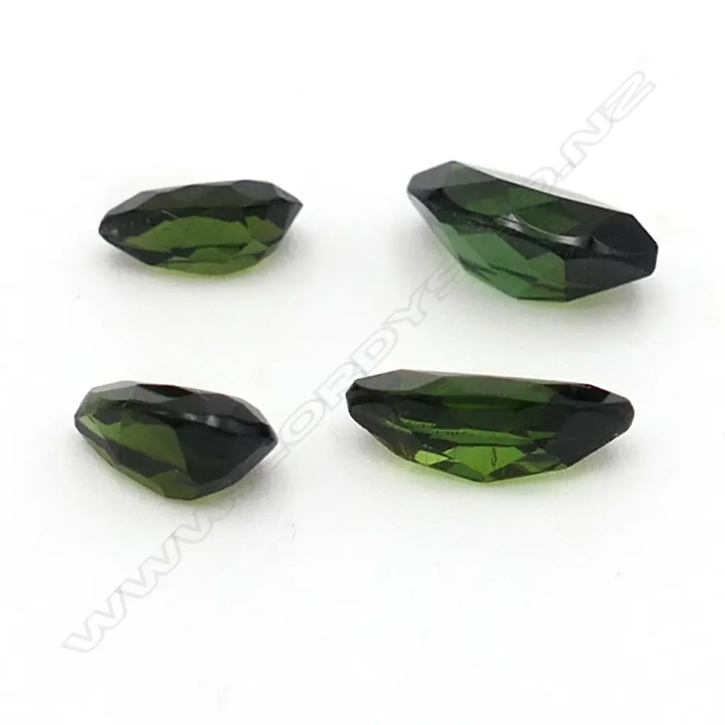 Tourmaline – 2.25ct. - 4 stones 2 pear shape and cut Image 1++