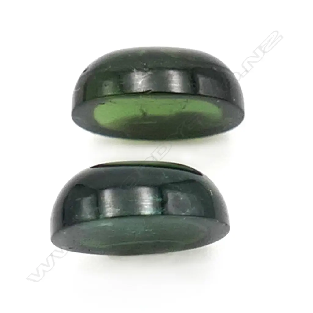 Tourmaline – 3.17ct – pair cabochon Image 1++