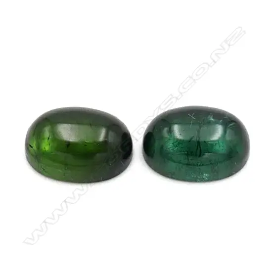Tourmaline – 3.17ct – pair cabochon