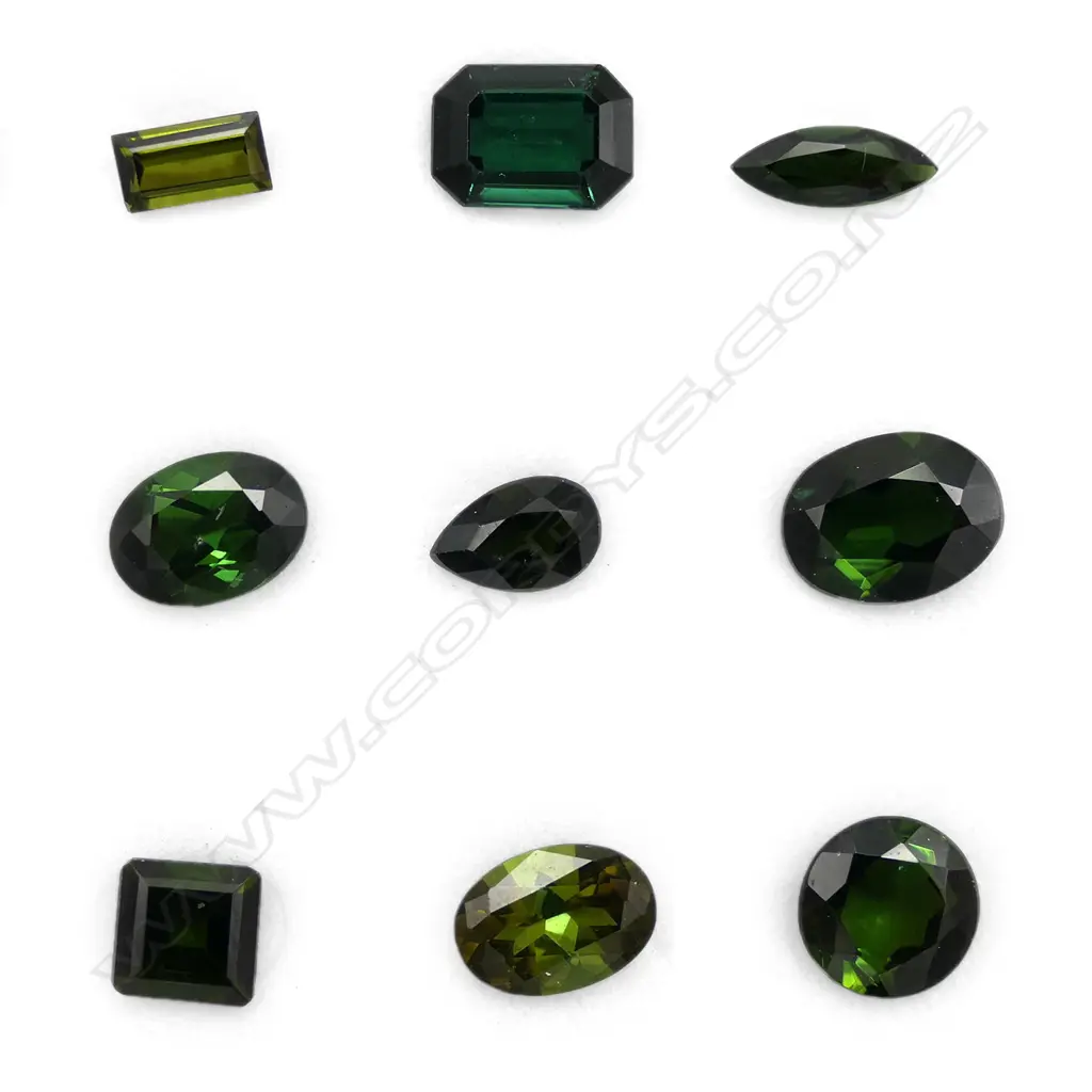 Tourmaline – 9 stones sample stones Image 1++