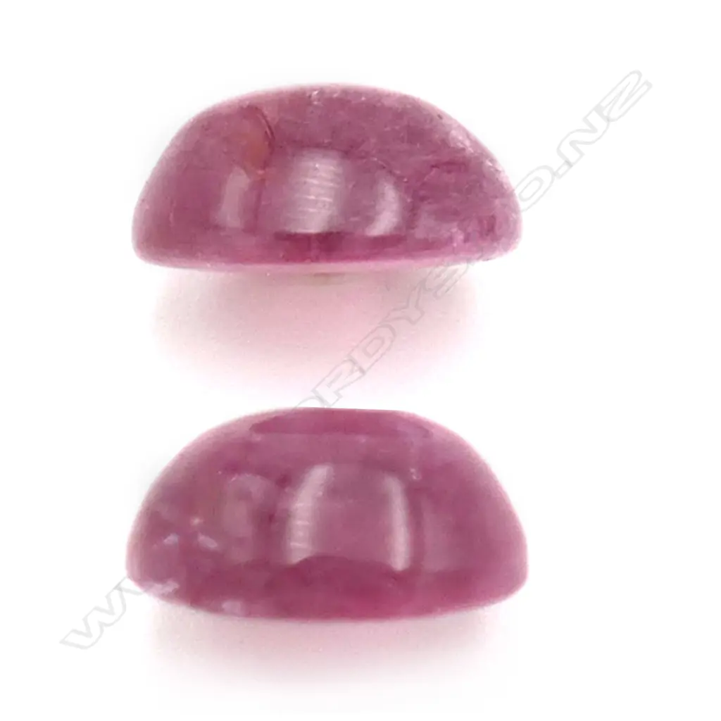 Tourmaline – 6.65ct. - pair cabochon Image 1++