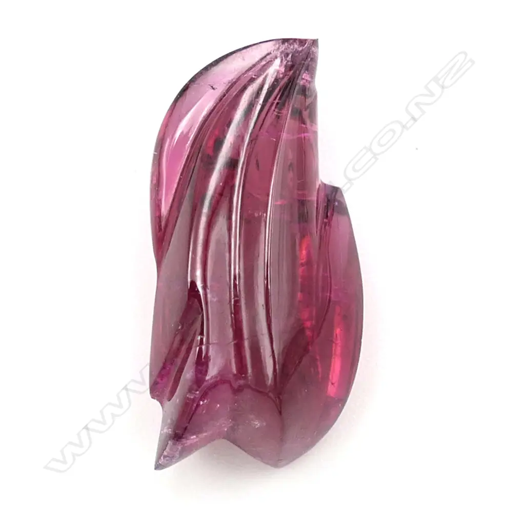 Tourmaline – 17.5ct. free form cut by Munsteiner/Germany well known by his unusual fancy cuts Image 1++