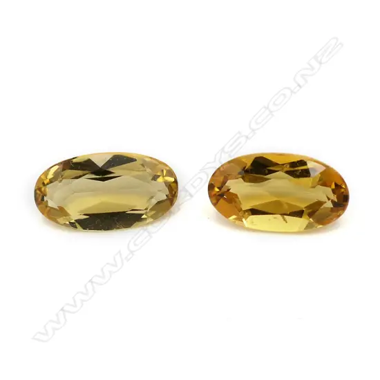 Citrine – 2.98ct. - 2 stones oval