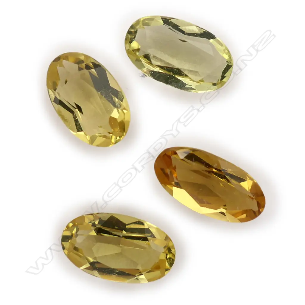 Citrine – 3.74ct. - 4 stones oval Image 1++