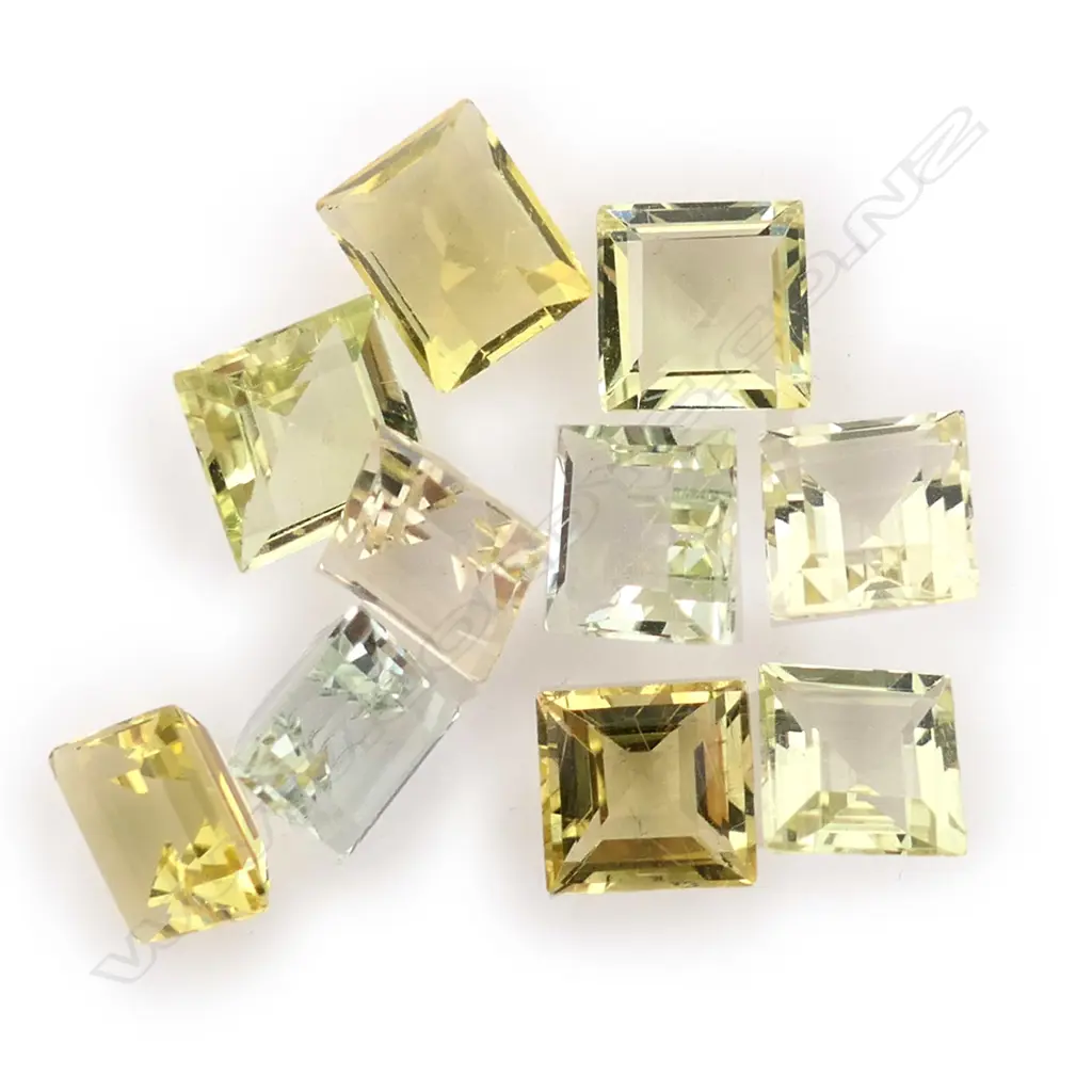 Citrine – 5 ct.  - 10 stones square Image 1++
