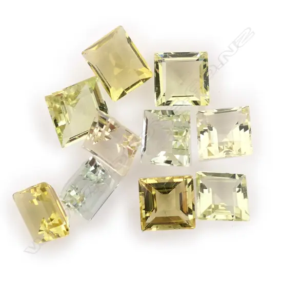 Citrine – 5 ct.  - 10 stones square
