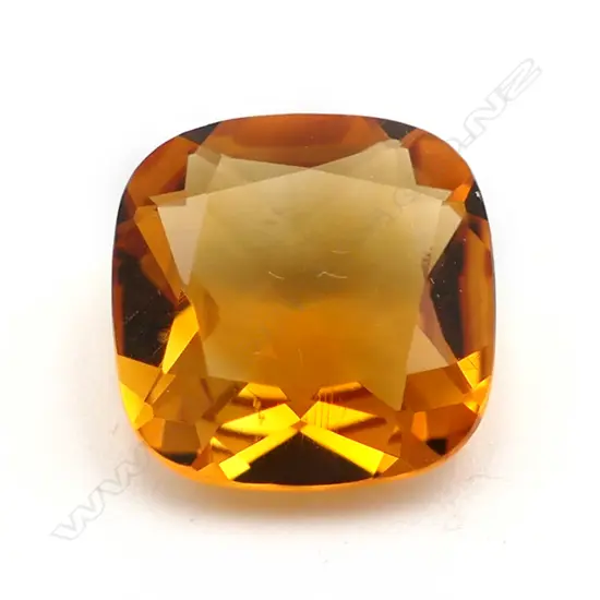 Citrine – 3.35ct. square with round corners