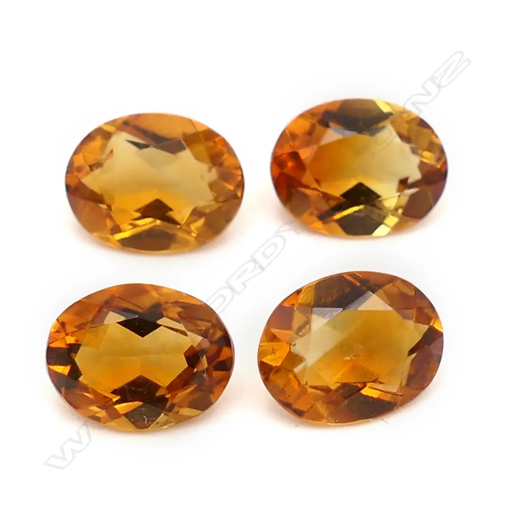 Citrine – 6.3ct. - 4 stones oval Image 1++