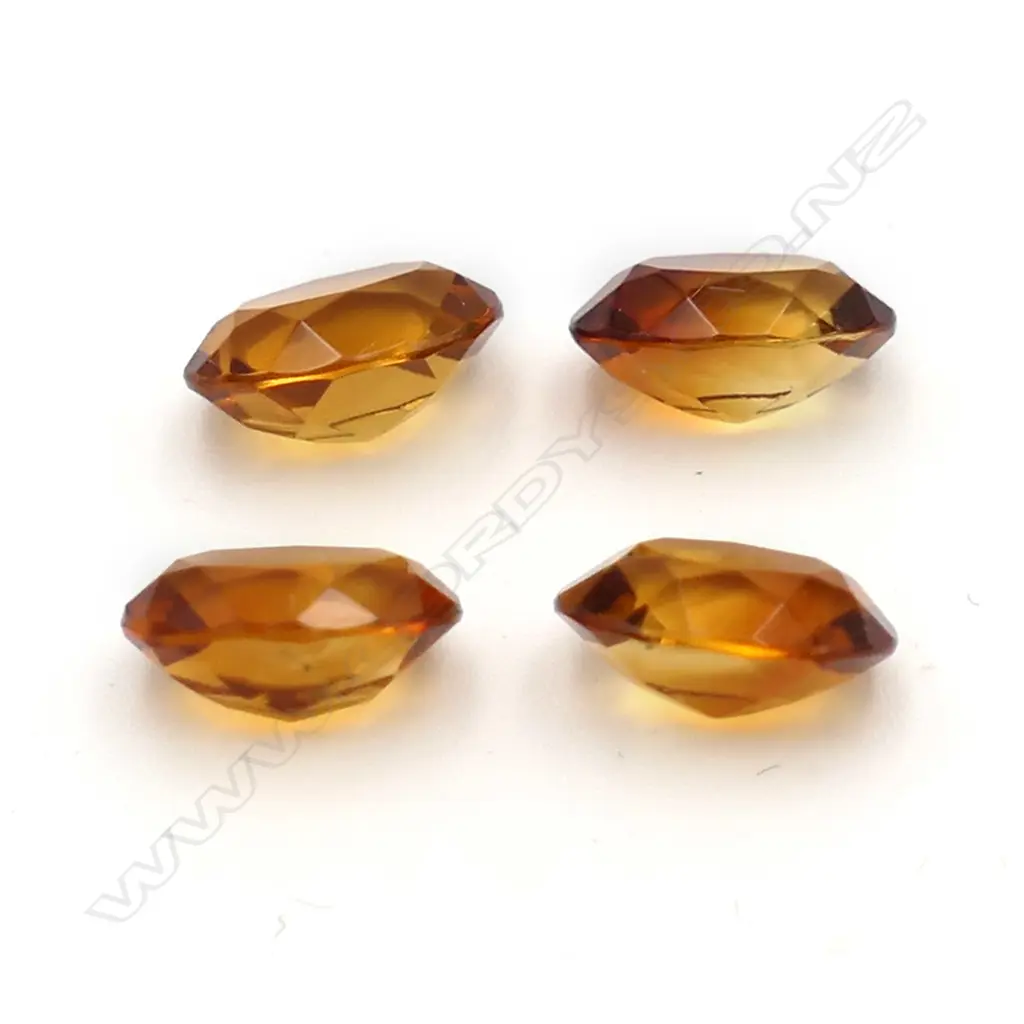 Citrine – 6.3ct. - 4 stones oval Image 1++