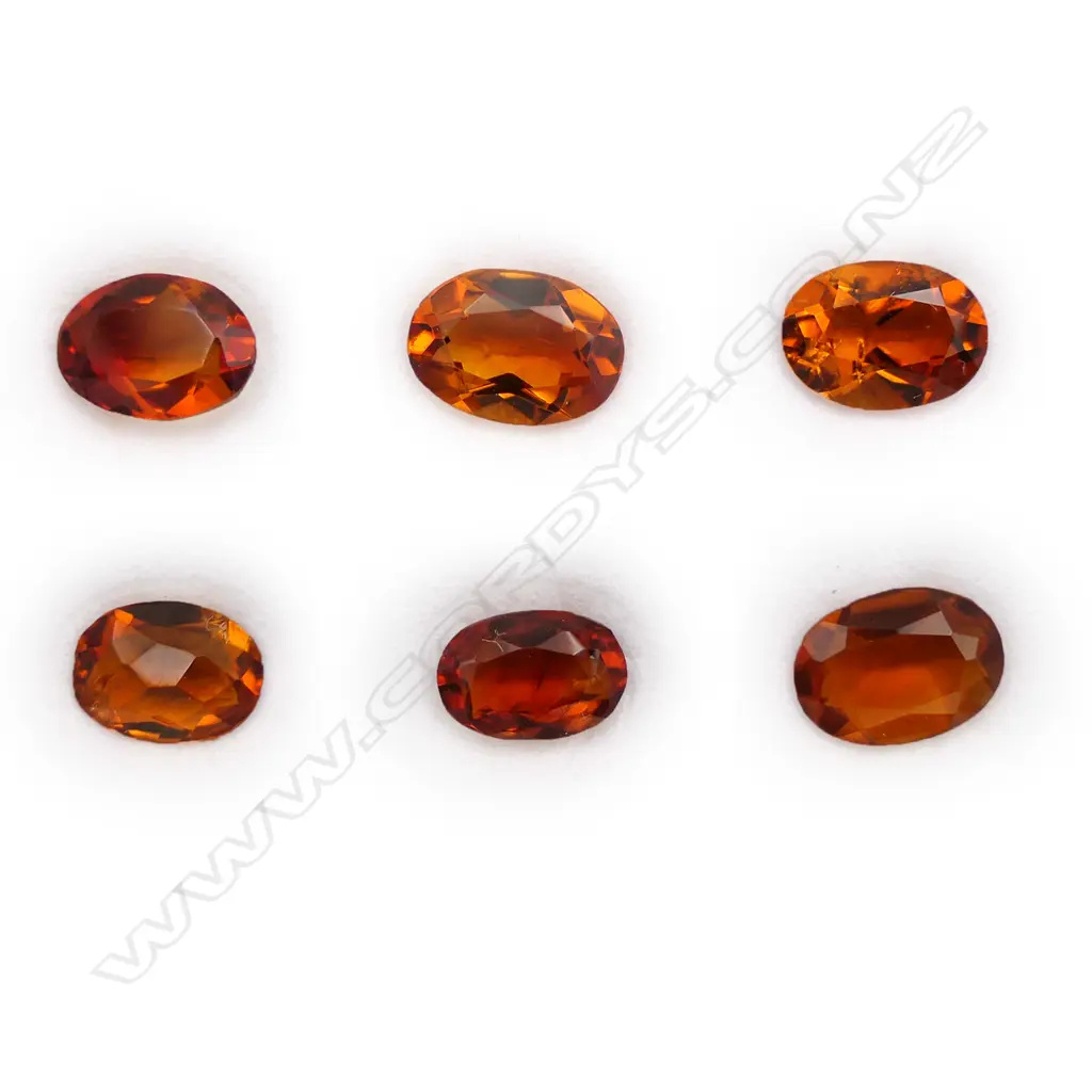 Citrine – 3.5ct. - 6 stones oval Image 1++