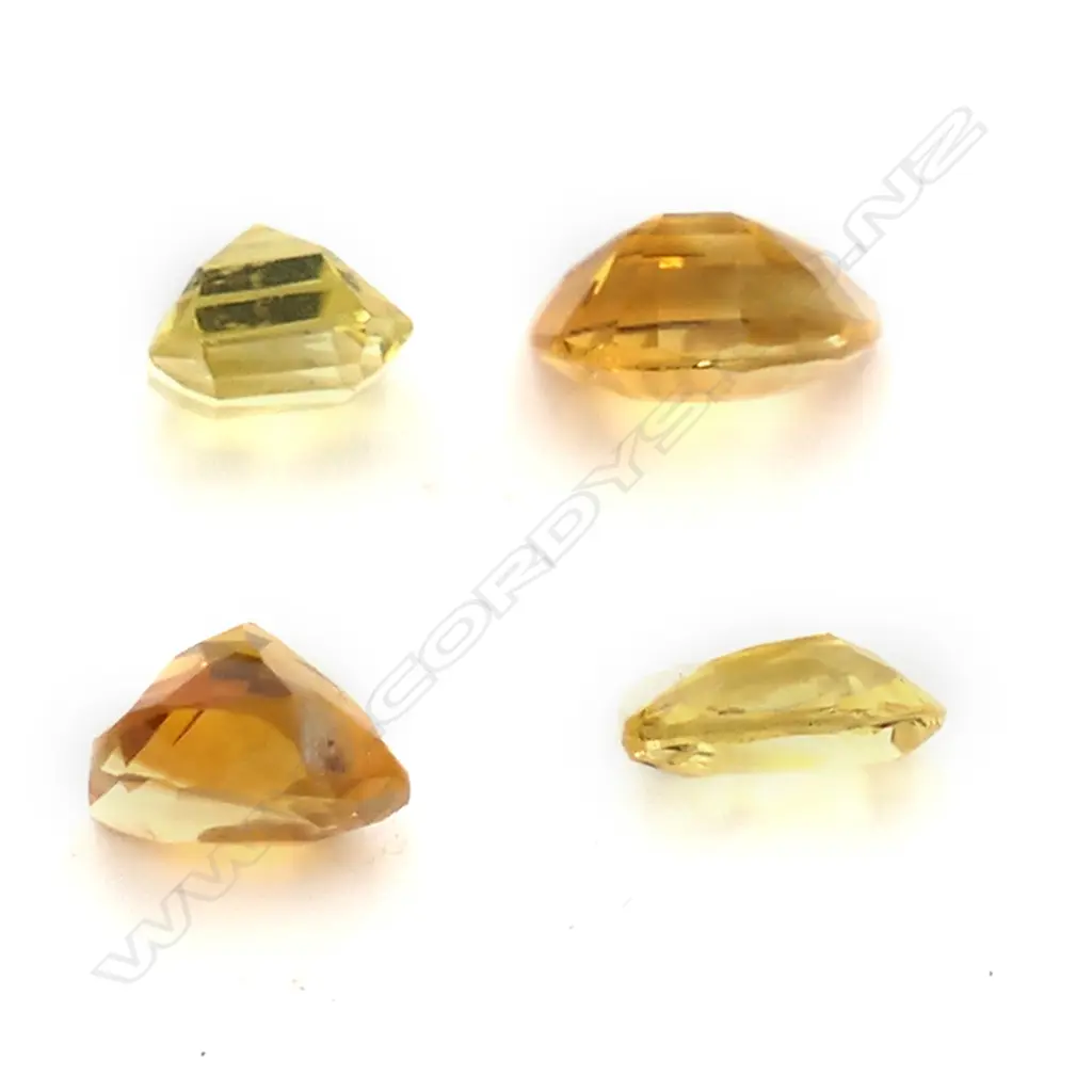 Citrine – 3.6ct. - 4 stones sample stones Image 1++