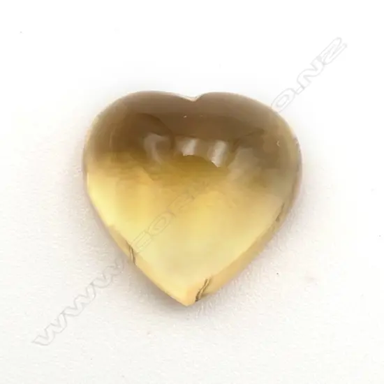 Citrine – 4.6ct. heart shaped cabochon