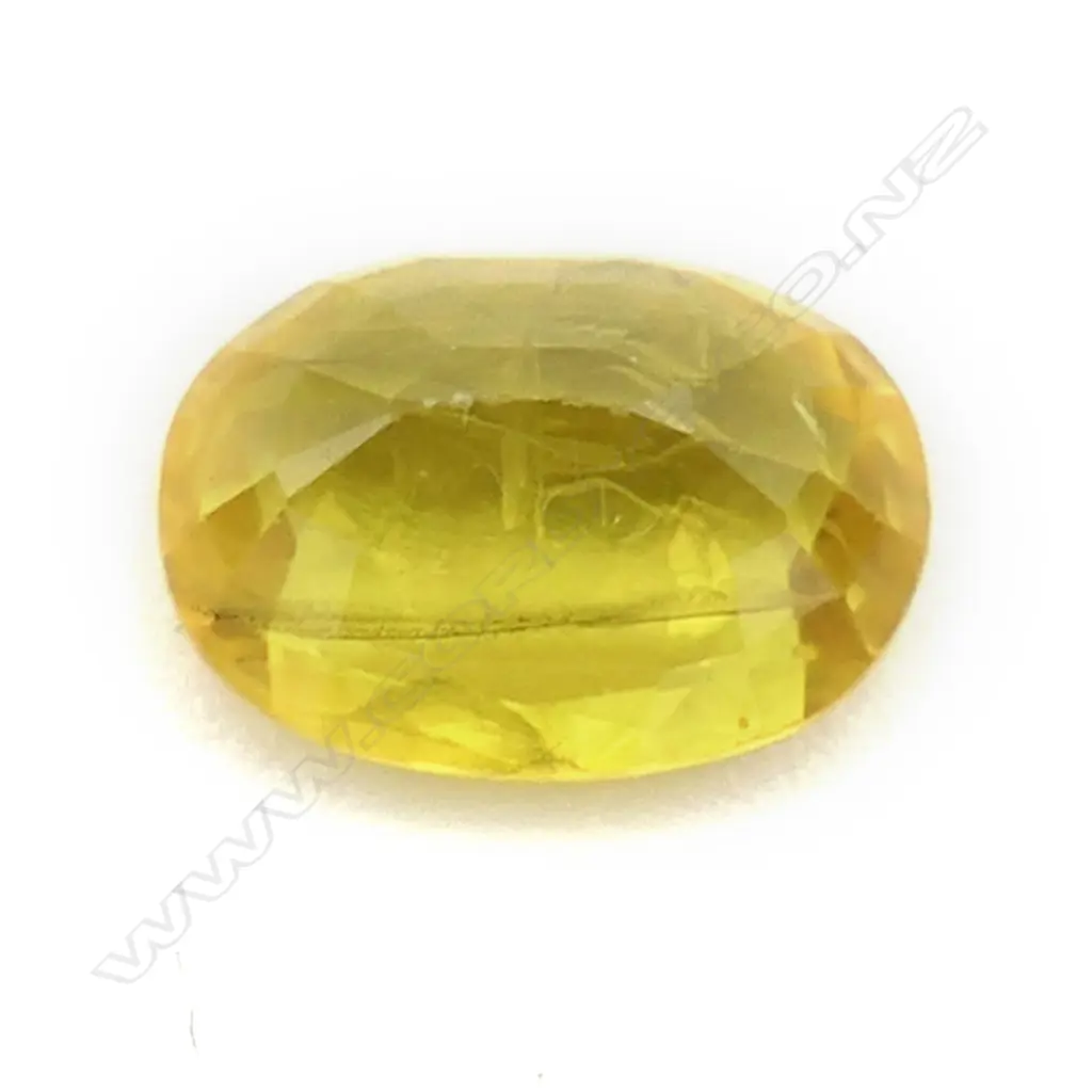 Yellow Sapphire – 1.28ct. oval Image 1++