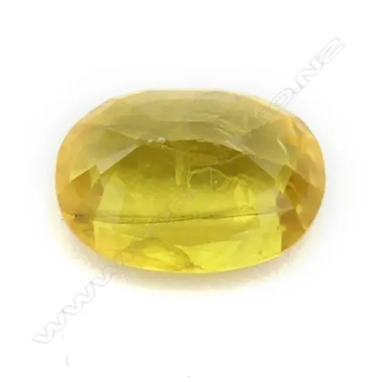 Yellow Sapphire – 1.28ct. oval