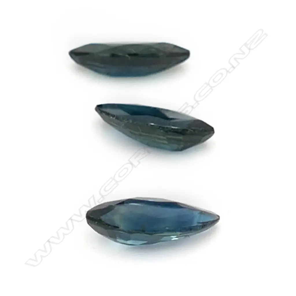 Sapphire – 3.42ct. - 6 stones maquise/navette Image 1++