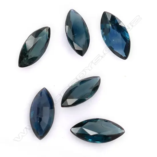 Sapphire – 3.42ct. - 6 stones maquise/navette