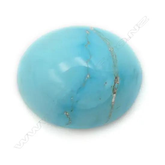 Turquoise – oval 15mm x 13mm