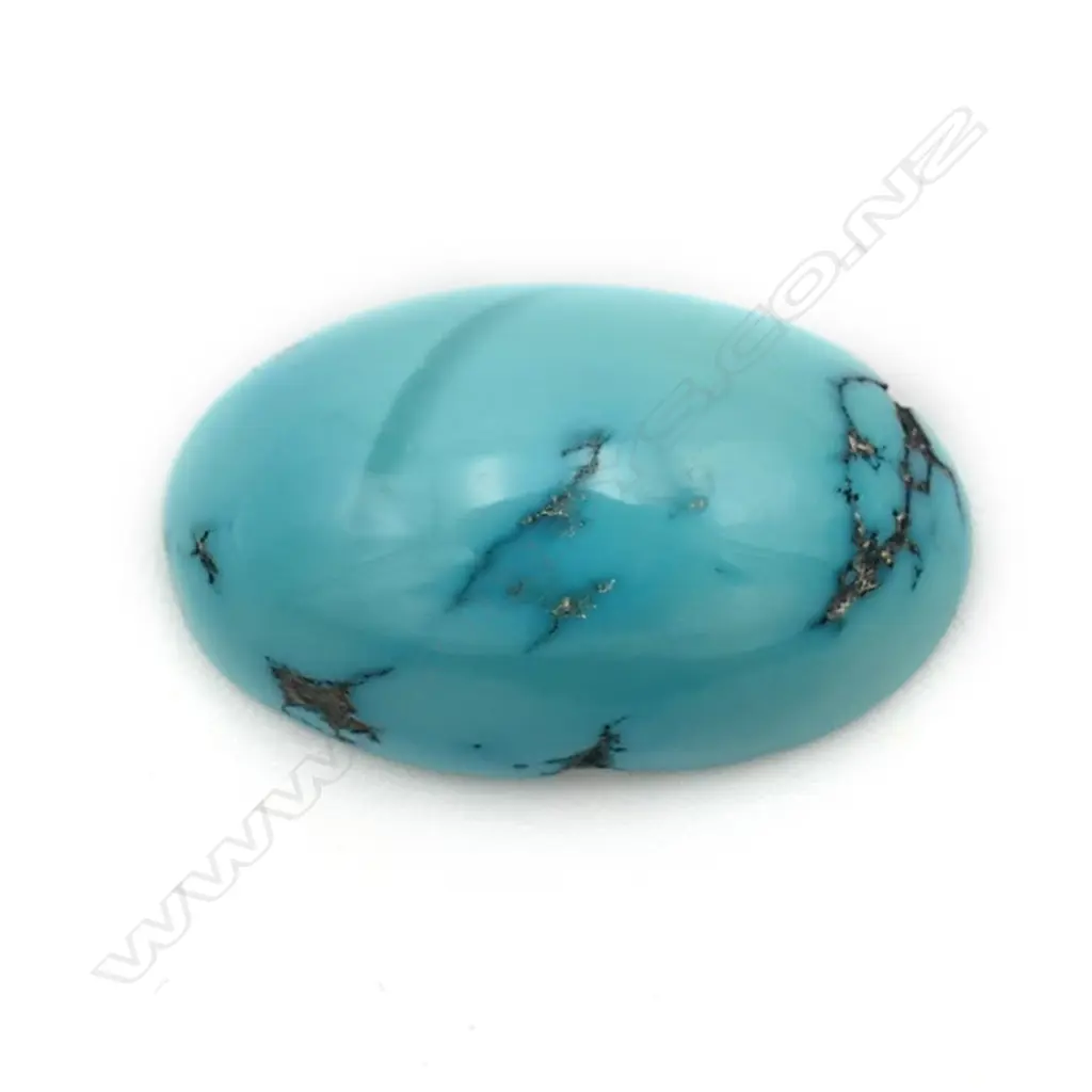 Turquoise – oval 20mm x12mm Image 1++