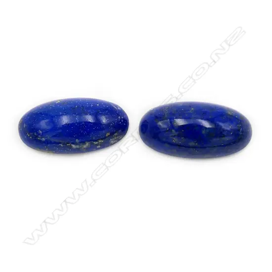 Lapis-Lazuli – 10ct. - pair oval cabochon