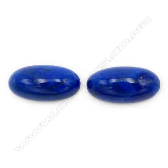 Lapis-Lazuli – 10.1ct. - pair oval cabochon