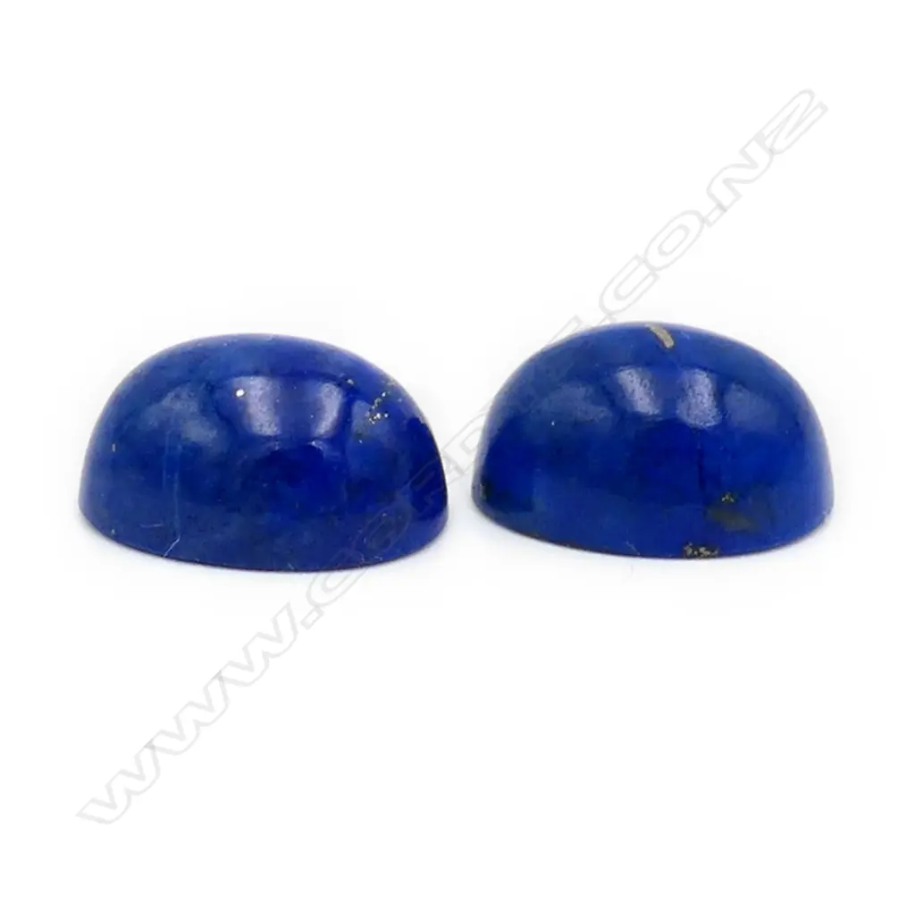 Lapis-Lazuli – 10.5ct. - pair oval cabochon Image 1++