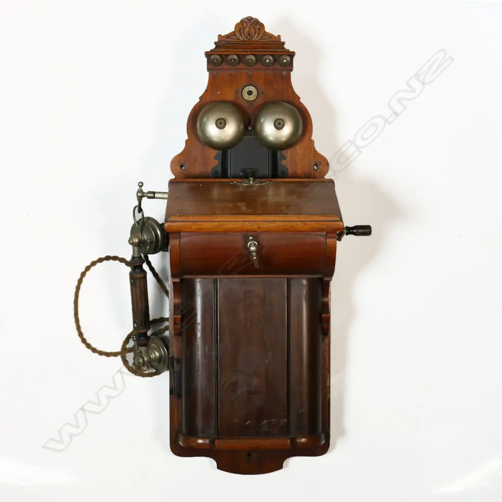 EARLY 2OthC ERICSSON WALL TELEPHONE H.680mm Image 1++