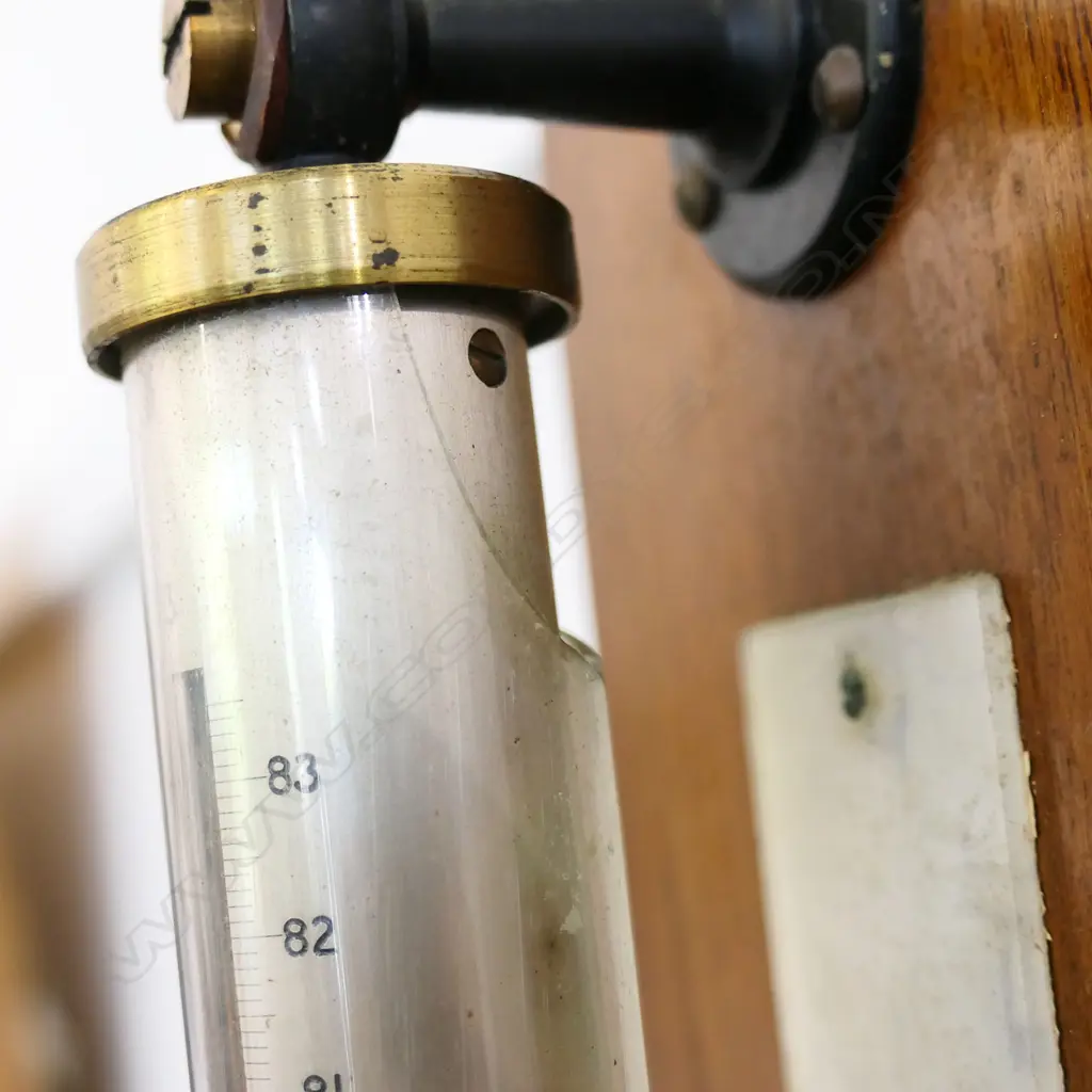 A quality 1920's scientific stick barometer made by Casella of London (Est.1858-), Image 1++