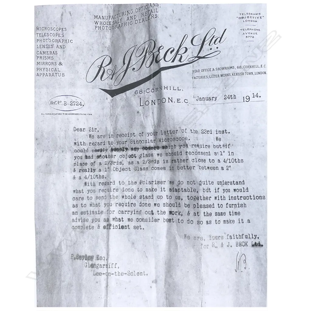 A 19thC Smith Beck & Beck of London brass binocular cased microscope, engraved maker's name to one tube and numbered 3420, multiple adjusting wheels, the original mahogany box fitted with eight lenses and other parts. H.385mm. Image 1++