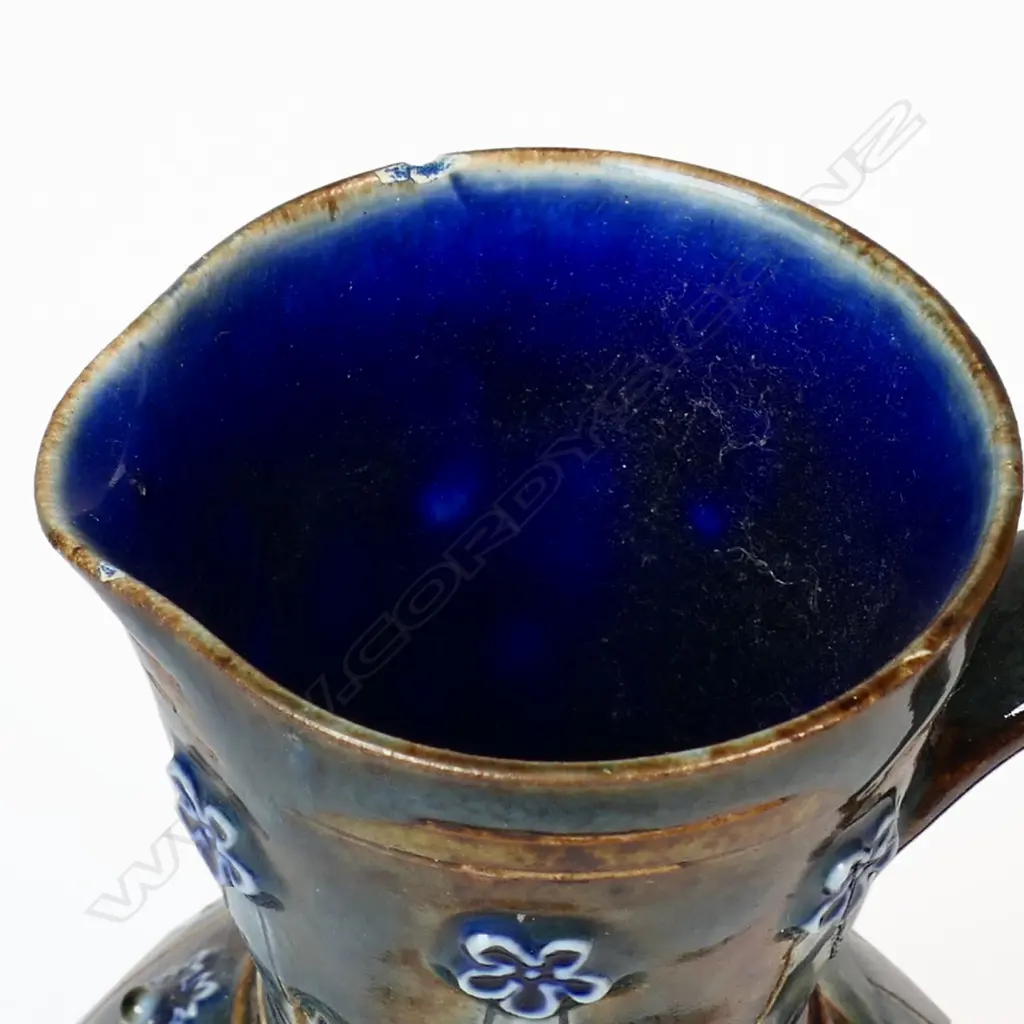 Royal Doulton Lambeth ewer (small chip to rim). H.150mm Image 1++