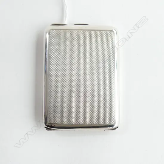 SJ Rose & Son small sterling silver cigarette case. Birmingham 1930. L.62mm. 32gms