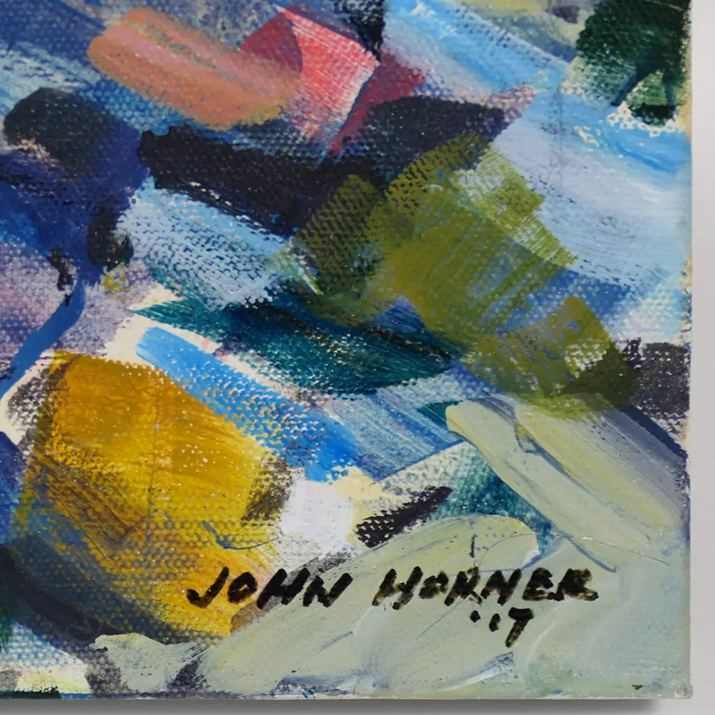 John Horner, Mount Eden, oil on canvas, signed, 920 x 610mm Image 1++