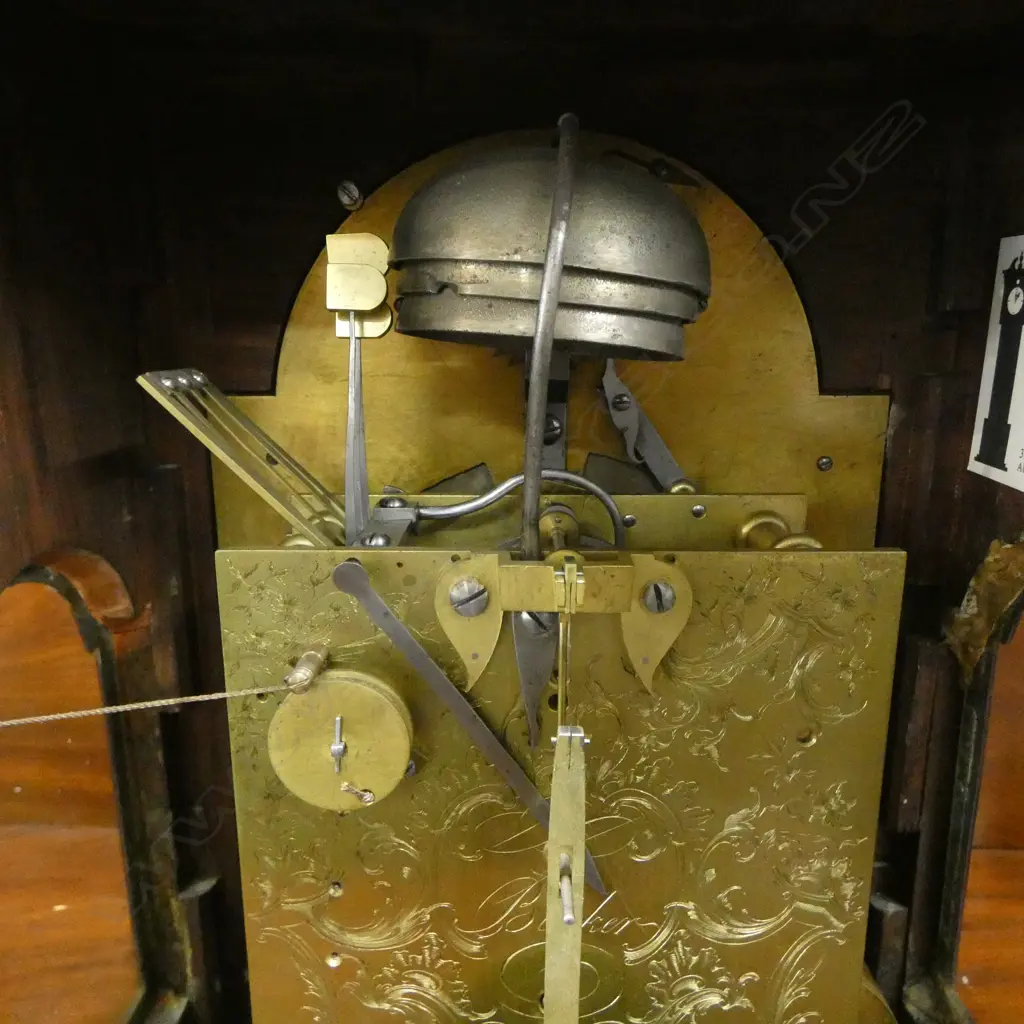 A Quality George III Barker of Wigan bracket clock, H.430mm.. Image 1++