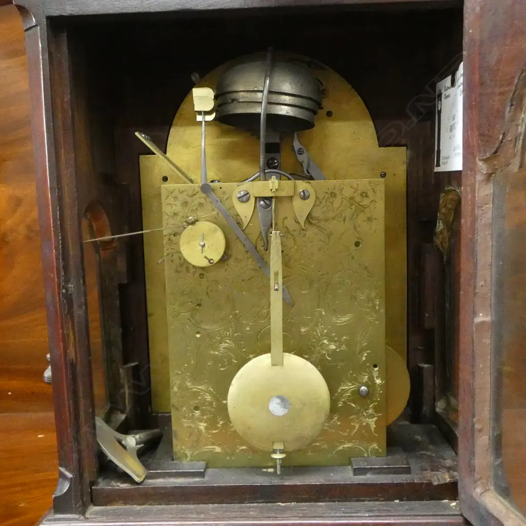 A Quality George III Barker of Wigan bracket clock, H.430mm.. Image 1++